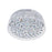 CWI Lighting Cascade 8 Light Drum Shade Flush Mount, Chrome