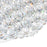 CWI Lighting Cascade 10 Light Drum Shade Flush Mount, Chrome