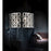 CWI Lighting Galant 2 Light Wall Light, Stainless Steel