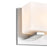CWI Lighting Cristini 2 Light Vanity Light, Satin Nickel/Off White