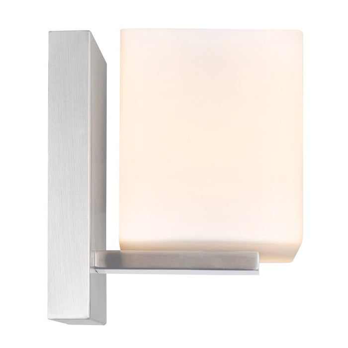 CWI Lighting Cristini 3 Light Vanity Light, Satin Nickel/Off White