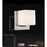 CWI Cristini 1 Light Bathroom Sconce, Satin Nickel/Off White