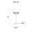 CWI Lighting Dash 3 Light Table Lamp, Chrome