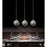 CWI Lighting Perrier 3 Light Multi Light Pendant, Chrome