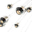 CWI Lighting Perrier 13 Light Multi Light Pendant, Chrome