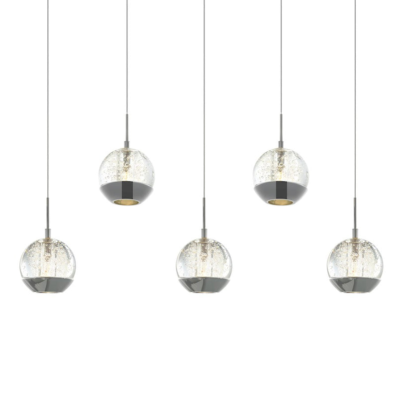 CWI Lighting Perrier 5 Light Multi Light Pendant, Chrome