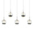 CWI Lighting Perrier 5 Light Multi Light Pendant, Chrome