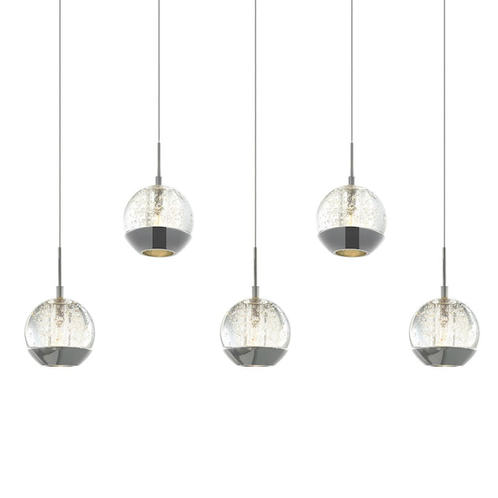 CWI Lighting Perrier 5 Light Multi Light Pendant, Chrome