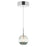 CWI Lighting Perrier 1 Light 5" C-R Down Mini Pendant, Chrome - 5444P5C-R