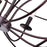 CWI Lighting Arza 8 Light Up Chandelier, Brown