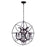 CWI Lighting Campechia 6 Light Up Chandelier, Brown - 5465P22DB