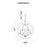 CWI Lighting Campechia 9 Light Up Chandelier, Brown