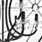 CWI Lighting Campechia 12 Light Up Chandelier, Brown