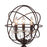 CWI Lighting Campechia 3 Light Table Lamp, Brown