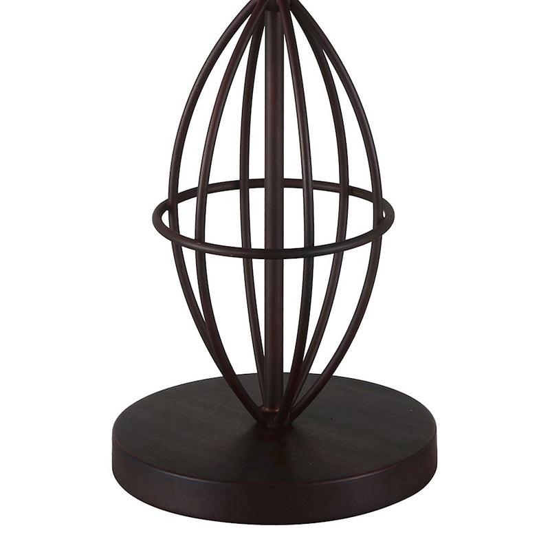 CWI Lighting Campechia 3 Light Table Lamp, Brown