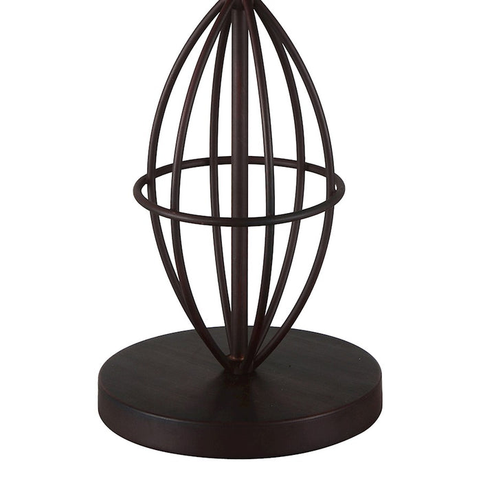 CWI Lighting Campechia 3 Light Table Lamp, Brown