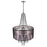 CWI Lighting Amelia 6 Light Drum Shade Chandelier, Chrome
