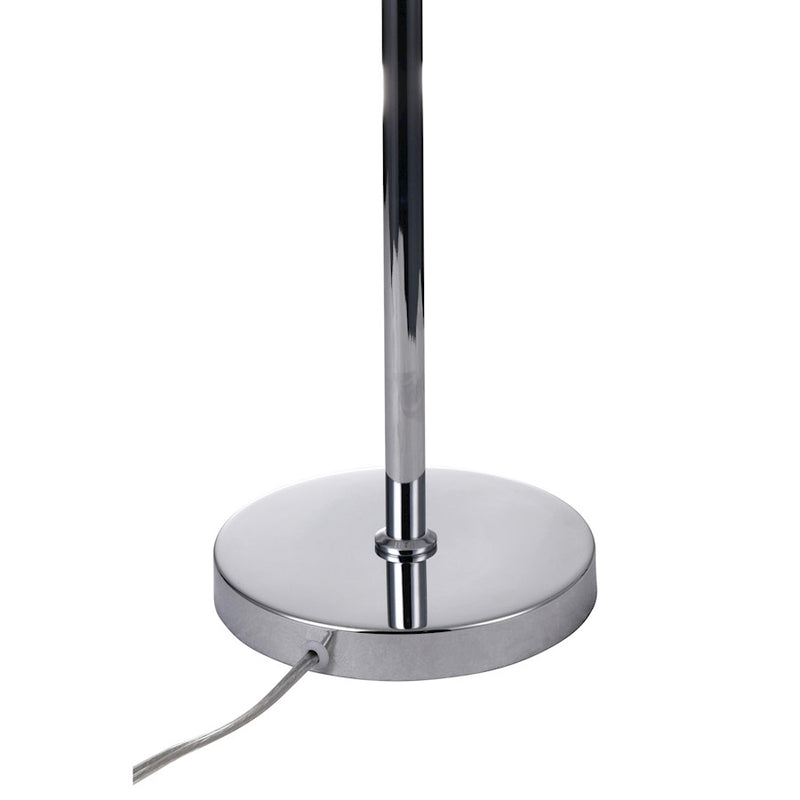 CWI Lighting Tiffany 1 Light Table Lamp, Chrome