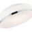 CWI Frosted 2 Light Drum Flush Mount, Satin Nickel/Off White