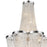 CWI Lighting Taylor 7 Light Down Chandelier, Chrome