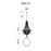 CWI Lighting Taylor 7 Light Down Chandelier, Chrome