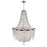 CWI Lighting Taylor 10 Light Down Chandelier, Chrome