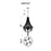CWI Lighting Taylor 10 Light Down Chandelier, Chrome