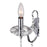 CWI Lighting Valentina 1 Light Wall Light, Chrome