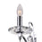 CWI Lighting Valentina 1 Light Wall Light, Chrome