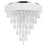 CWI Franca 8 Light Drum Shade Flush Mount, Off White - 5523C22C-OffWhite