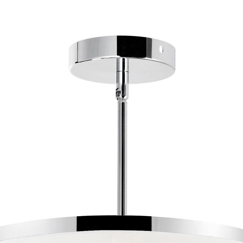 CWI Lighting Franca 8 Light 22" Drum Shade Chandelier, Black
