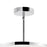 CWI Lighting Franca 8 Light 22" Drum Shade Chandelier, Black
