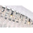CWI Franca 8 Light Drum Shade Chandelier, Off White