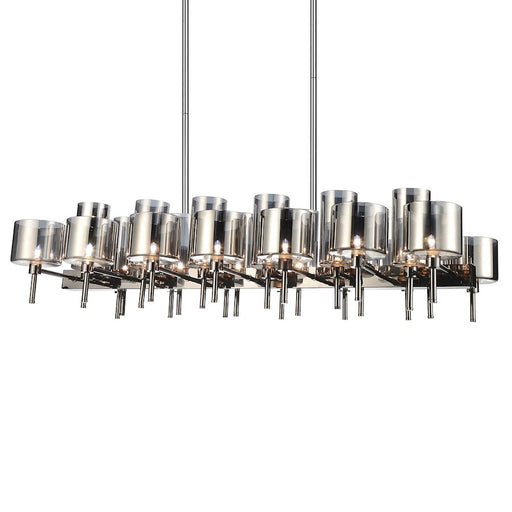 CWI Lighting Montoya 26 Light Up Chandelier, Pearl Black