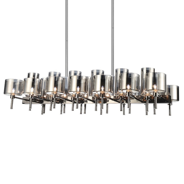CWI Lighting Montoya 26 Light Up Chandelier, Pearl Black