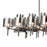 CWI Lighting Montoya 26 Light Up Chandelier, Pearl Black