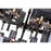 CWI Lighting Montoya 30 Light Up Chandelier, Pearl Black