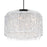 CWI Lighting Claire 14 Light Drum Shade Chandelier, Chrome