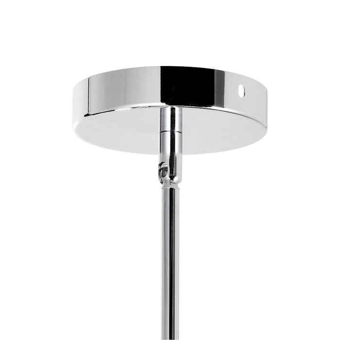 CWI Lighting Claire 14 Light Drum Shade Chandelier, Chrome