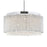 CWI Lighting Claire 12 Light 20" Drum Shade Chandelier, Chrome
