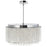 CWI Lighting Claire 12 Light 20" Drum Shade Chandelier, Chrome