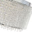 CWI Lighting Claire 12 Light 20" Drum Shade Chandelier, Chrome
