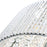 CWI Lighting Claire 10 Light Drum Shade Chandelier, Chrome