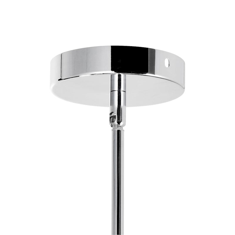 CWI Lighting Claire 10 Light Drum Shade Chandelier, Chrome