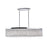 CWI Lighting Claire 7 Light Drum Shade Chandelier, Chrome