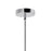 CWI Lighting Claire 2 Light Drum Shade Mini Pendant, Chrome