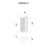 CWI Lighting Claire 2 Light Wall Light, Chrome