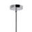 CWI Bubbles 4 Light Drum Shade Mini Pendant, Stainless Steel