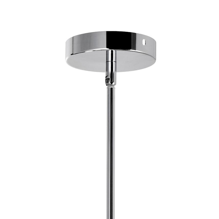 CWI Bubbles 4 Light Drum Shade Mini Pendant, Stainless Steel