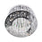 CWI Lighting Bubbles 6 Light Drum Shade Chandelier, Stainless Steel